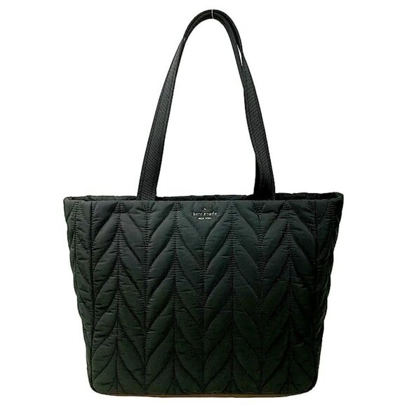 Kate Spade Ellie Large Nylon Tote Handbag, Black - Picture 1 of 13